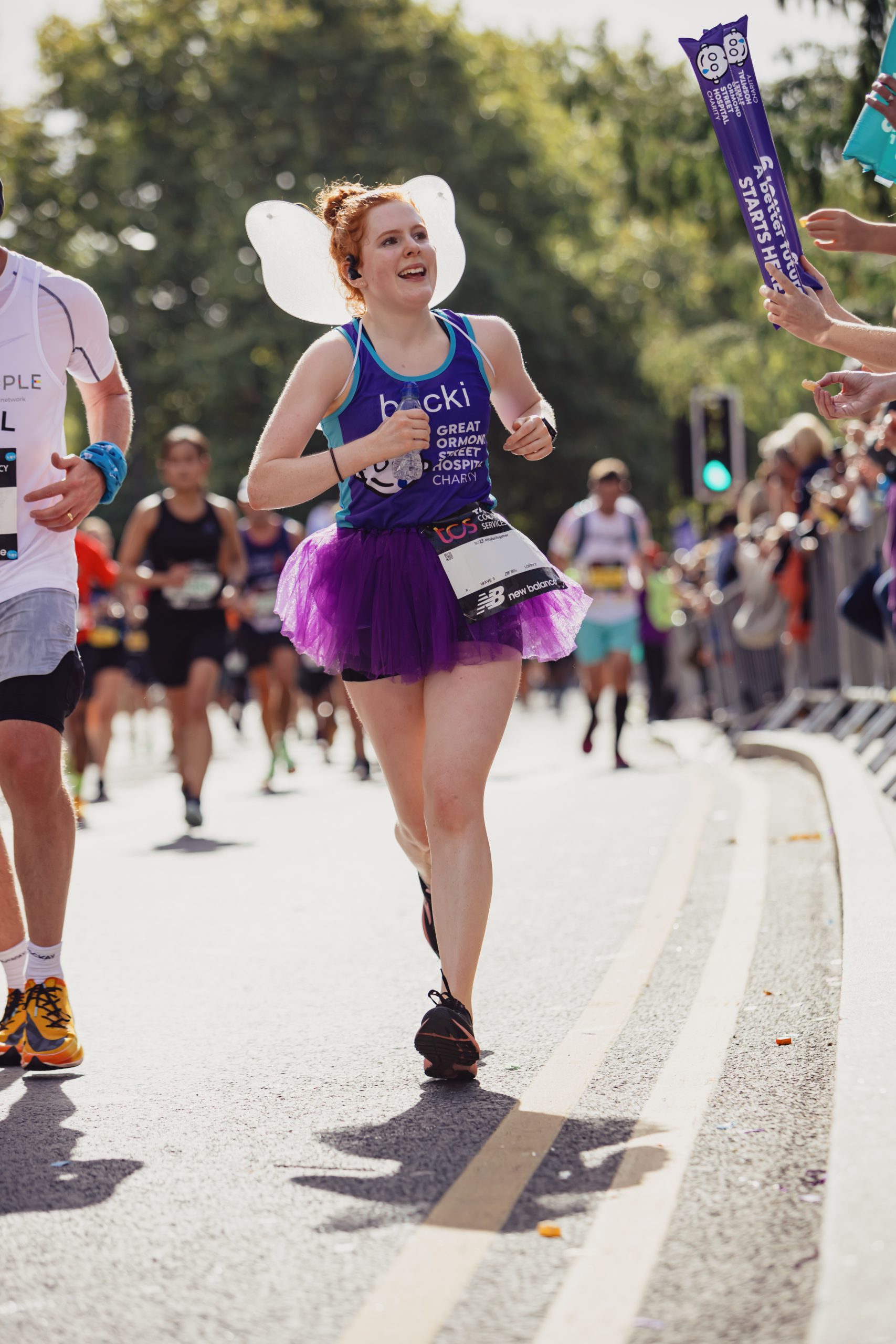 A photo of a GOSH Charity runner dressed in fancy dress
