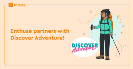 Discover Adventure partnership with Enthuse