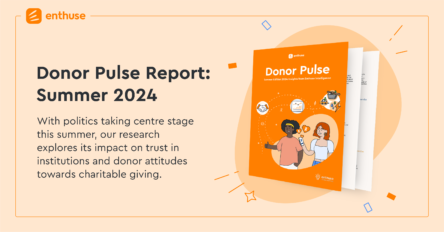 Donnor Pulse Summer report from enthuse