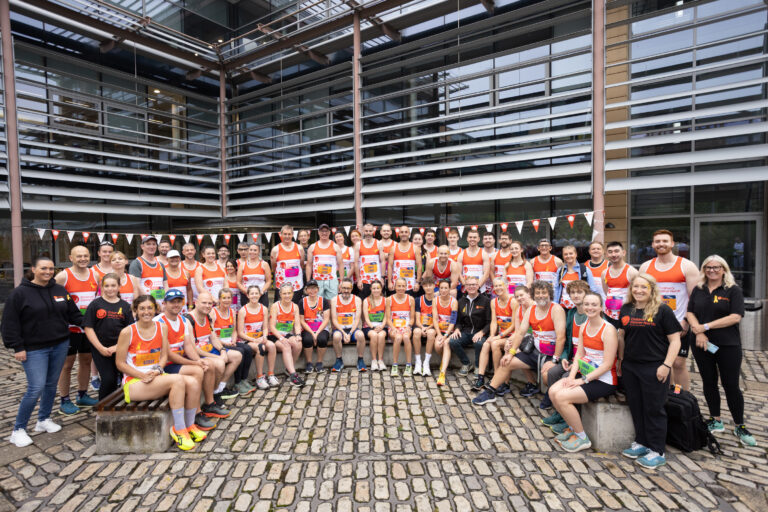 The runners who joined the Children's Cancer North morning breakfast
