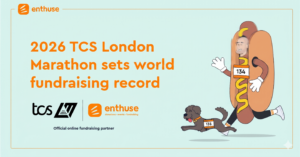 2026 tcs london marathon break fundraising record with enthuse as official fundraising partner