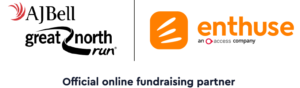 enthuse is the official fundraising partner for the aj bell great north run